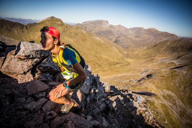 Salomon Ring of Steall - First Male - Nadir Maguet - Stob Coire a Chairn - Copyright No Limits Photography