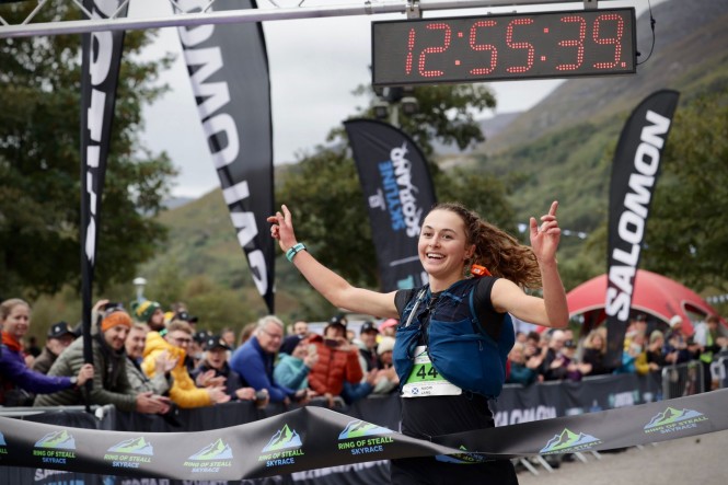 Naomi Lang was first woman in the Ring of Steall and 3rd overall! ©No Limits Photography