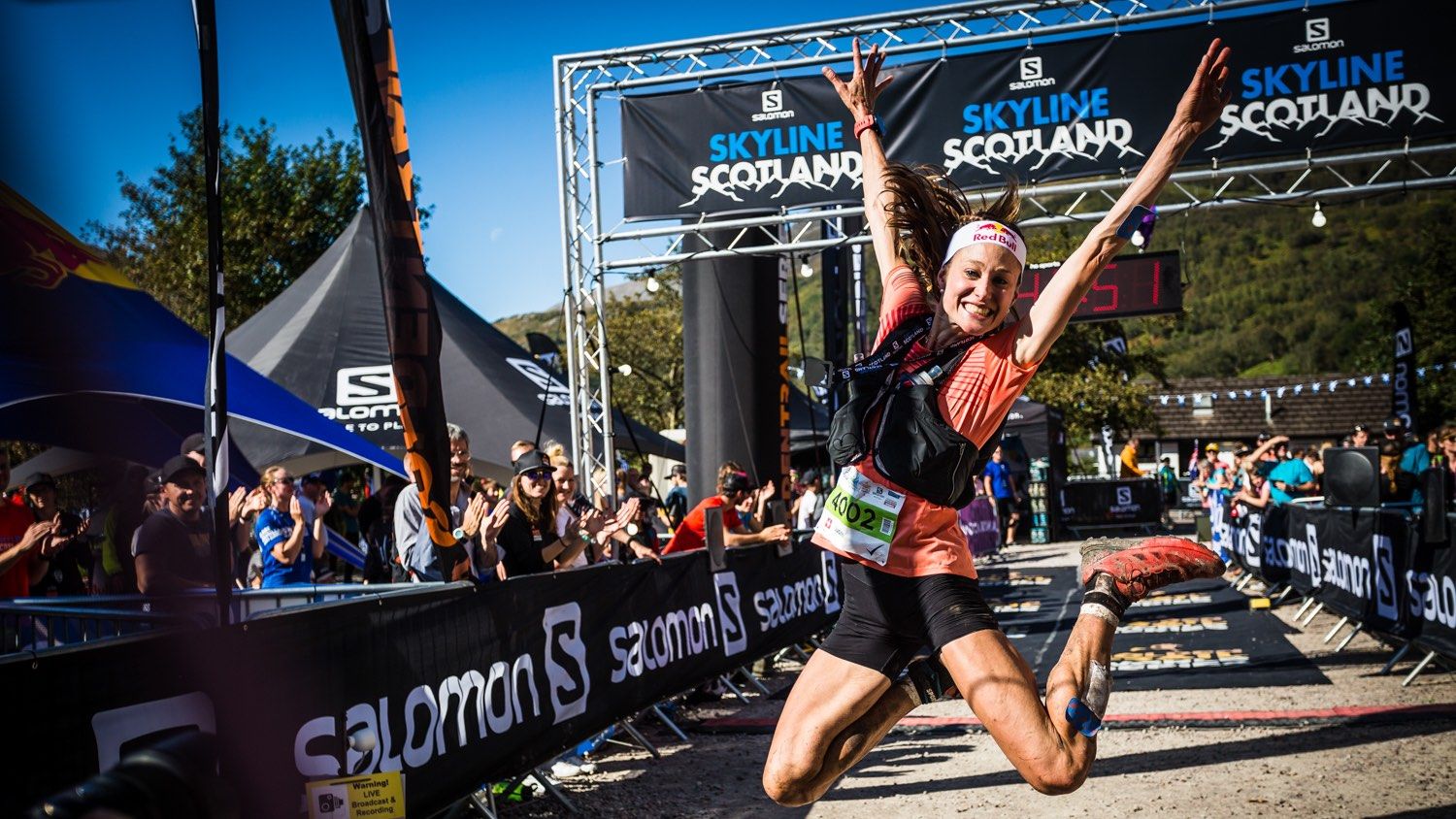 Salomon Ring of Steall - First Female - Judith Wyder - Finish Line 4 - Copyright No Limits Photography web